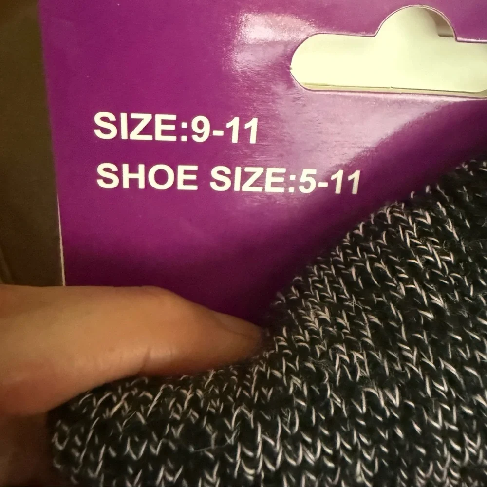 Women Heated Sox Thermal Insulated Winter Heavy Duty Thick Crew Socks 9-11 New